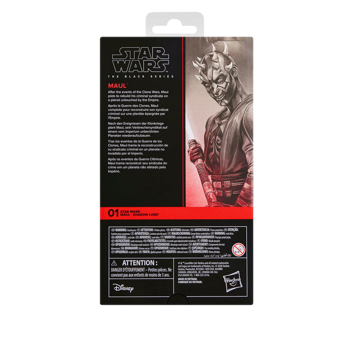 [PREORDER] Star Wars The Black Series Maul (Star Wars: Maul – Shadow Lord) | Action Figure | Hasbro