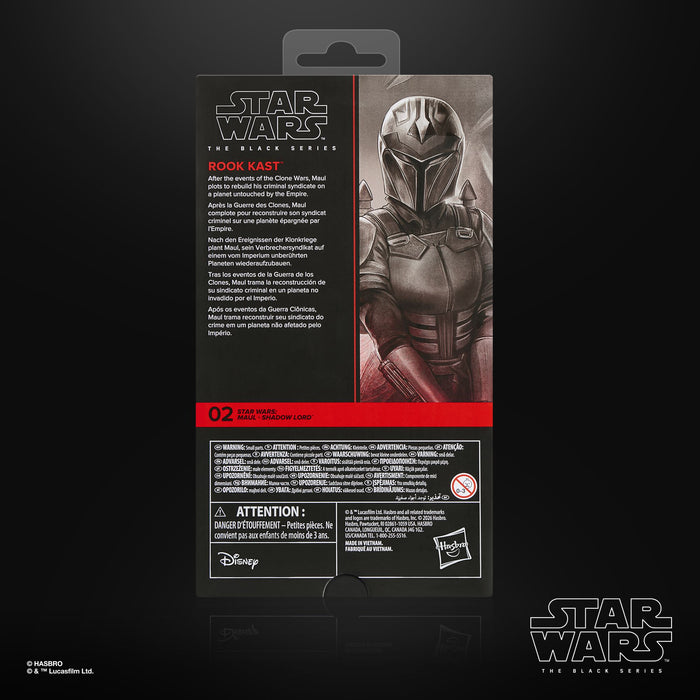 [PREORDER] Star Wars The Black Series Rook Kast (Star Wars: Maul - Shadow Lord) | Action Figure | Hasbro