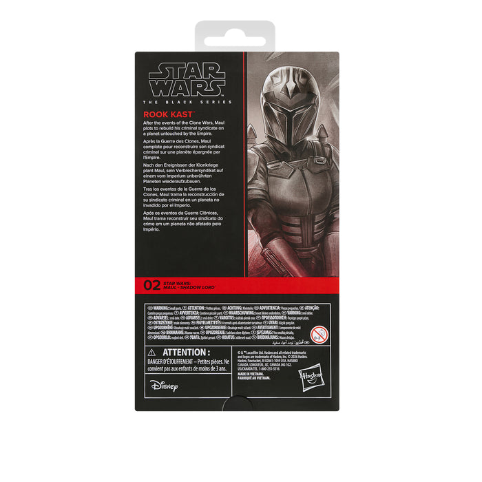 [PREORDER] Star Wars The Black Series Rook Kast (Star Wars: Maul - Shadow Lord) | Action Figure | Hasbro