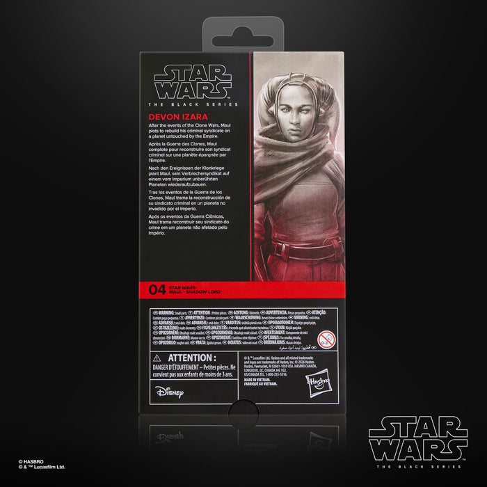 [PREORDER] Star Wars The Black Series Devon Izara (Star Wars: Maul - Shadow Lord) | Action Figure | Hasbro