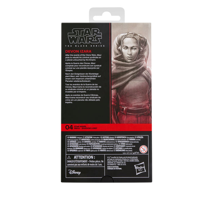 [PREORDER] Star Wars The Black Series Devon Izara (Star Wars: Maul - Shadow Lord) | Action Figure | Hasbro