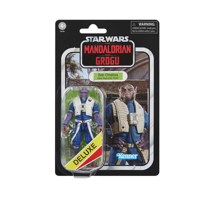 [PREORDER] STAR WARS The Vintage Collection Zeb Orrelios (New Republic Pilot), Star Wars: The Mandalorian and Grogu | Action Figure | Hasbro