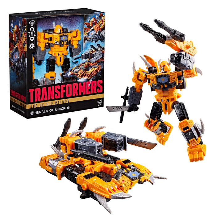 [PREORDER] Transformers Age of the Primes Leader Class Herald of Unicron | Action Figure | Hasbro