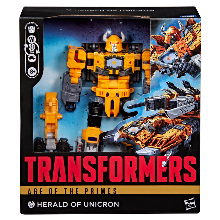 [PREORDER] Transformers Age of the Primes Leader Class Herald of Unicron | Action Figure | Hasbro