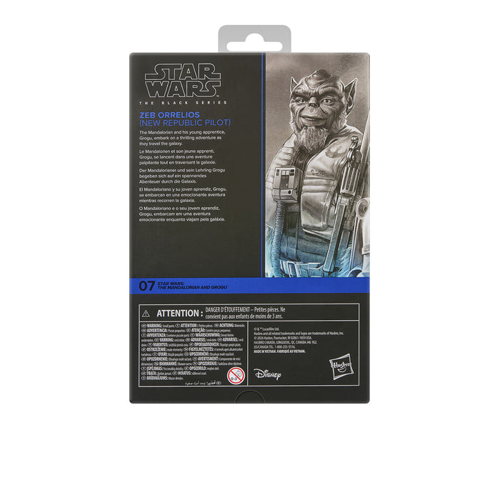 [PREORDER] Star Wars The Black Series Garazeb “Zeb” Orrelios (THE MANDALORIAN & GROGU) | Action Figure | Hasbro
