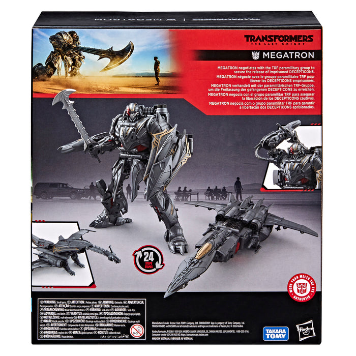 [PREORDER] Leader Class Megatron (The Last Knight) | Transformers Studio Series Action Figure | Hasbro