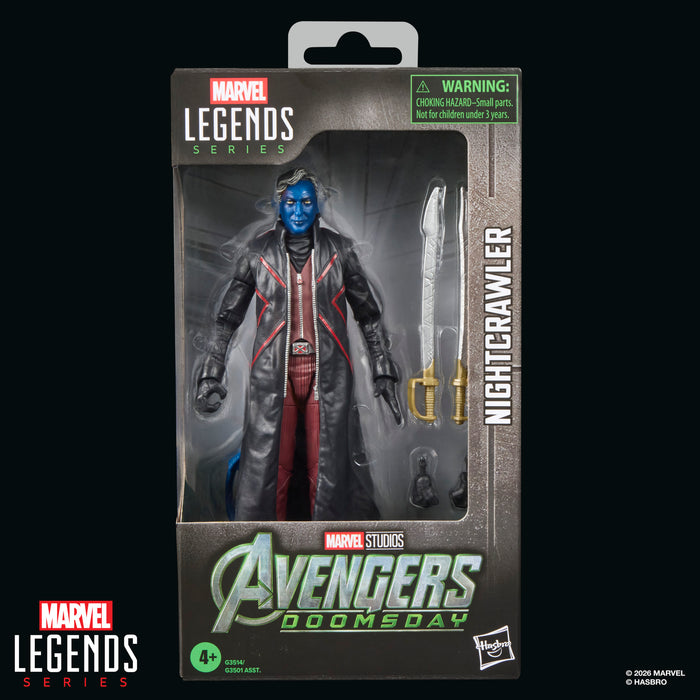 [PREORDER] Marvel Legends Series Marvel Studios' Avengers: Doomsday Nightcrawler | 6-Inch Action Figure | Hasbro