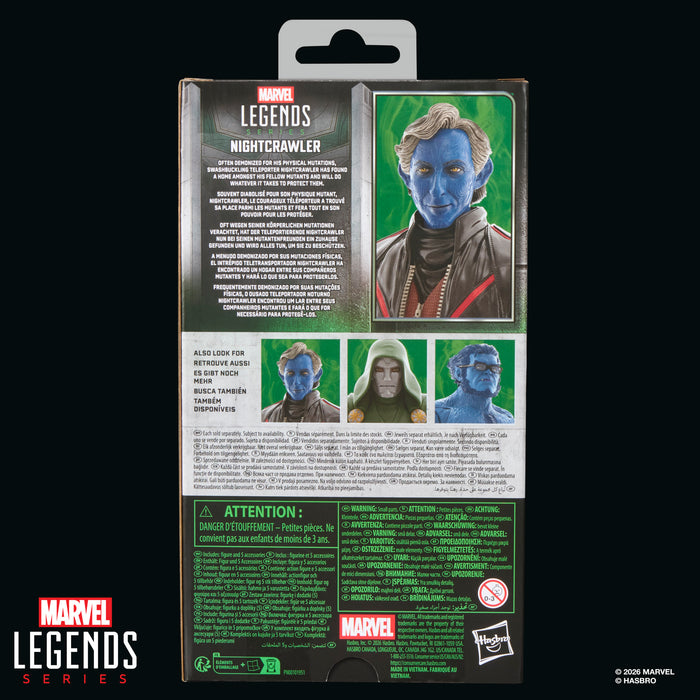 [PREORDER] Marvel Legends Series Marvel Studios' Avengers: Doomsday Nightcrawler | 6-Inch Action Figure | Hasbro