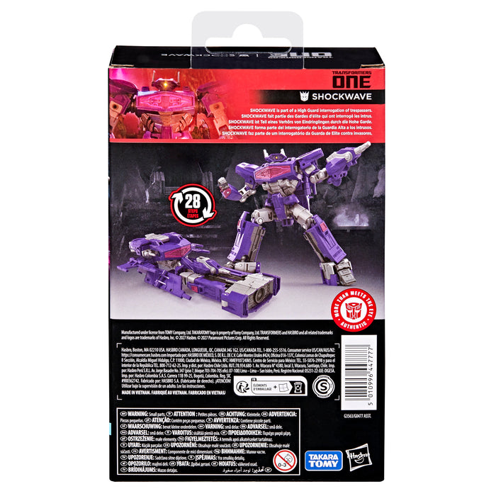 [PREORDER] Deluxe Class Shockwave (Transformers ONE) | Transformers Studio Series Action Figure | Hasbro