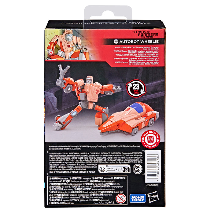[PREORDER] Deluxe Class Autobot Wheelie (The Transformers: The Movie) | Transformers Studio Series Action Figure | Hasbro