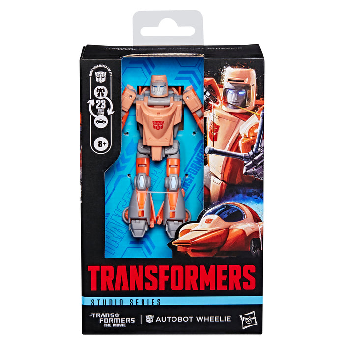 [PREORDER] Deluxe Class Autobot Wheelie (The Transformers: The Movie) | Transformers Studio Series Action Figure | Hasbro