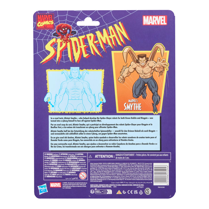 [PREORDER] Marvel Legends Retro Cardback Marvel's Smythe, Spider-Man: The Animated Series | Action Figure | Hasbro