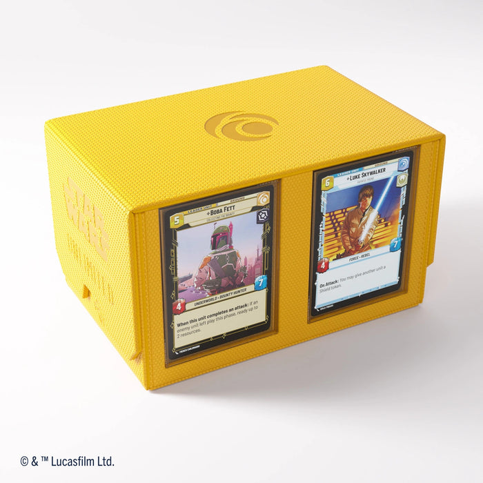 Gamegenic Deck Box: Star Wars Unlimited - Double Deck Pod - Yellow