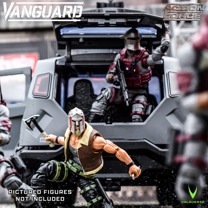 Action Force VANGUARD Vehicle Stealth Gray (Includes: Stealth Gray Missile Launcher Add-On)