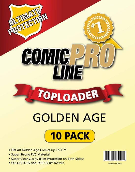 Comic TOP LOADERS (Regular, Silver, Golden) | Comic Supplies | Comic Pro Line