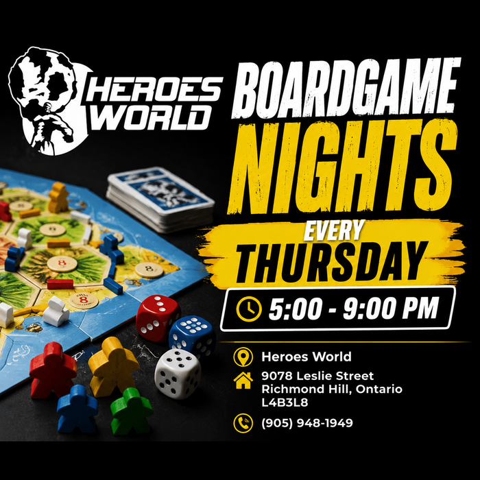 Boardgame Night | Thursdays | Heroes World