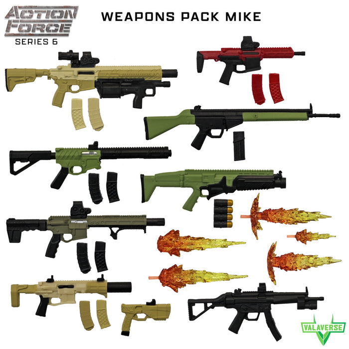 Mike Force Pack Weapons Pack Mike (Action Force Series 6) | Action Figure | Valaverse ...