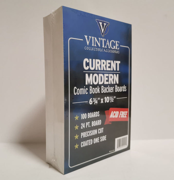 Current/Modern Age - 24pt - 6 3/4" x 10 1/2" (Comic Boards)