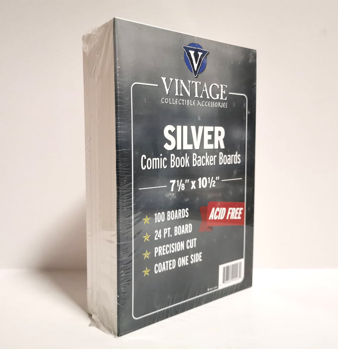 Silver Size - 24pt - 7 1/8" x 10 1/2" (Comic Boards)