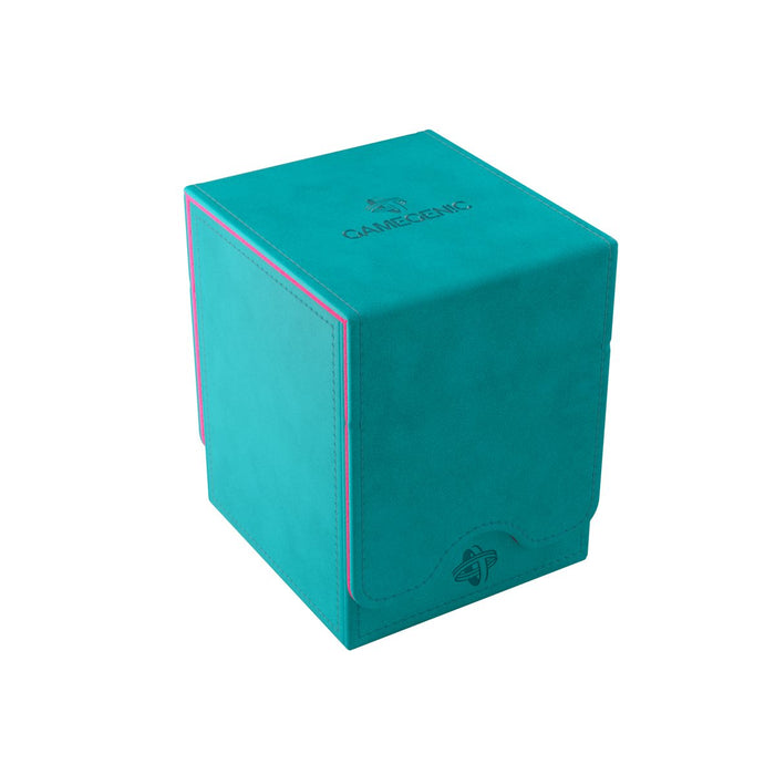 Deck Box: Squire Plus XL: Teal / Pink (100 ct) | Card Supplies | Gamegenic