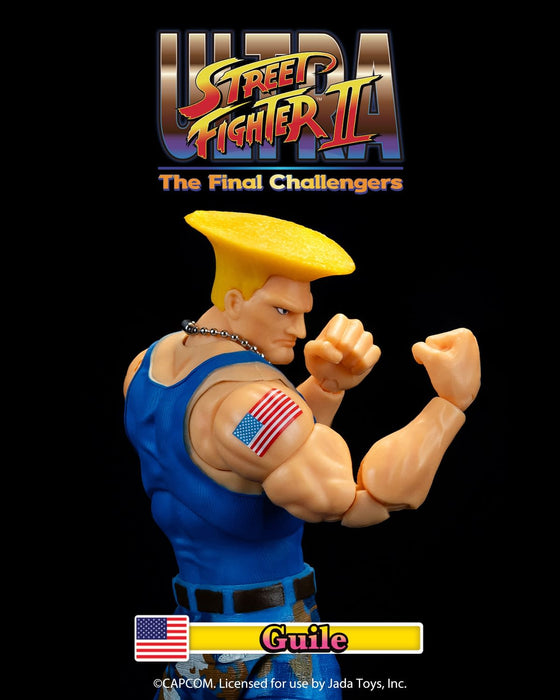 Ultra Street Fighter II Guile (Player 2 Version) 6-Inch Scale Action Figure (Jada Toys)