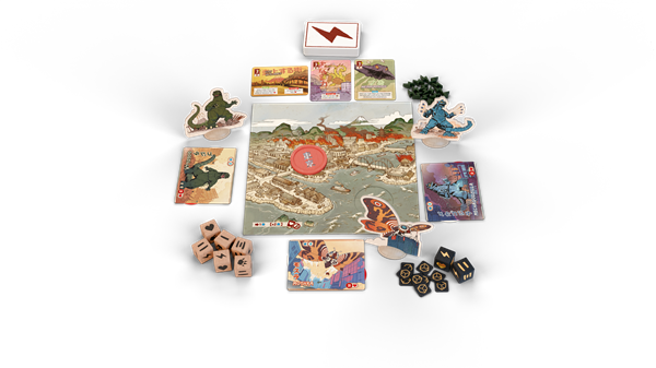 [PREORDER] King of Tokyo : Godzilla edition (+exclusive Canadian monster “Castor Van Dam”) | Board Games | IELLO
