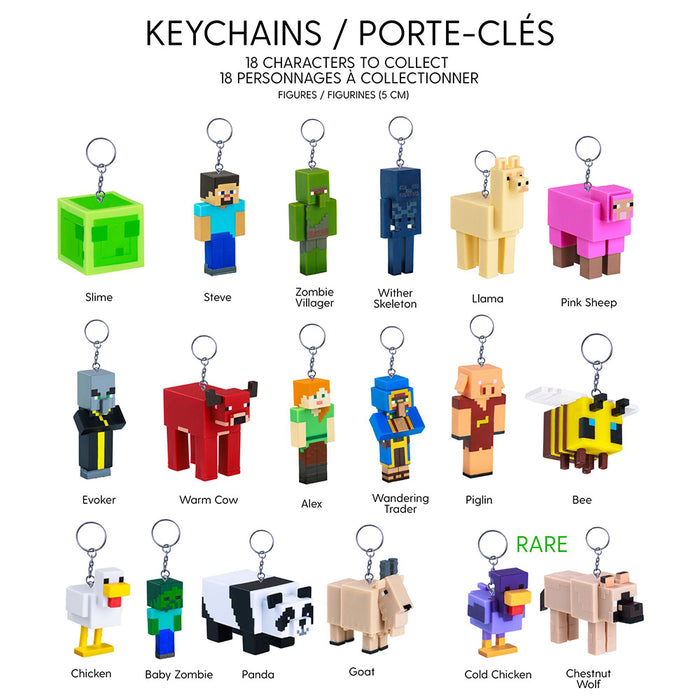 Minecraft Figural Keychain Collectibles | Mojang | Blind Box