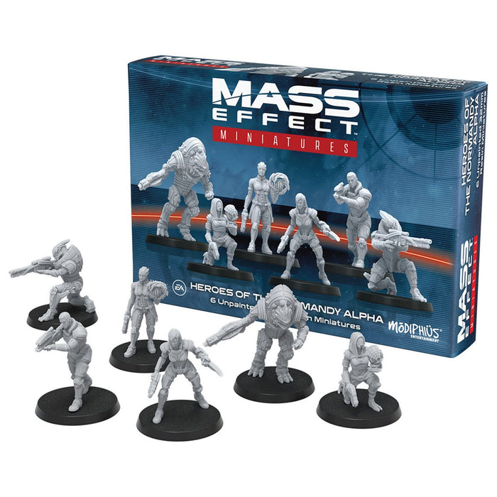 Mass Effect - The Board Game: Miniatures: Heroes of the Normandy Alpha | Board Game | Modiphius Entertainment