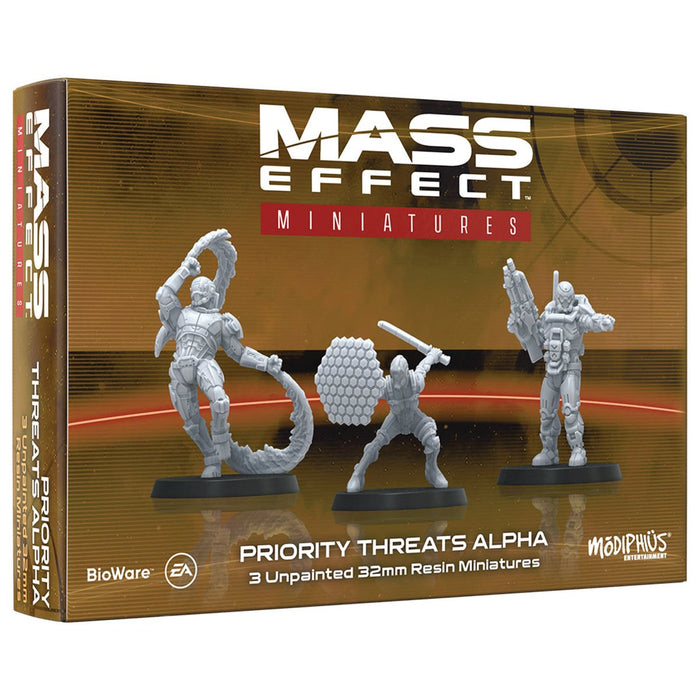 Mass Effect - The Board Game: Miniatures: Priority Threats Alpha | Board Game | Modiphius Entertainment