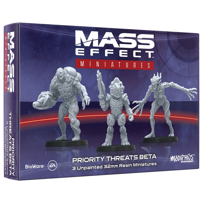 Mass Effect - The Board Game: Miniatures: Priority Threats Beta | Board Game | Modiphius Entertainment