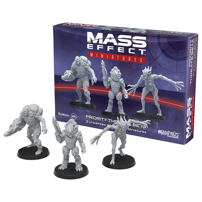 Mass Effect - The Board Game: Miniatures: Priority Threats Beta | Board Game | Modiphius Entertainment