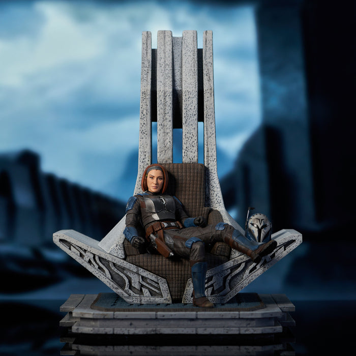 Star Wars: The Mandalorian - Bo-Katan Kryze on Throne Premier Collection Statue