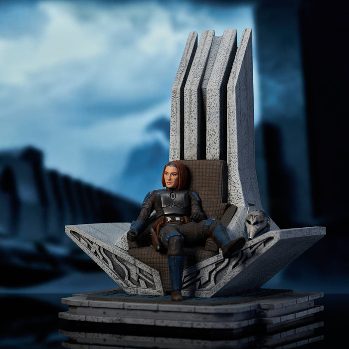 Star Wars: The Mandalorian - Bo-Katan Kryze on Throne Premier Collection Statue