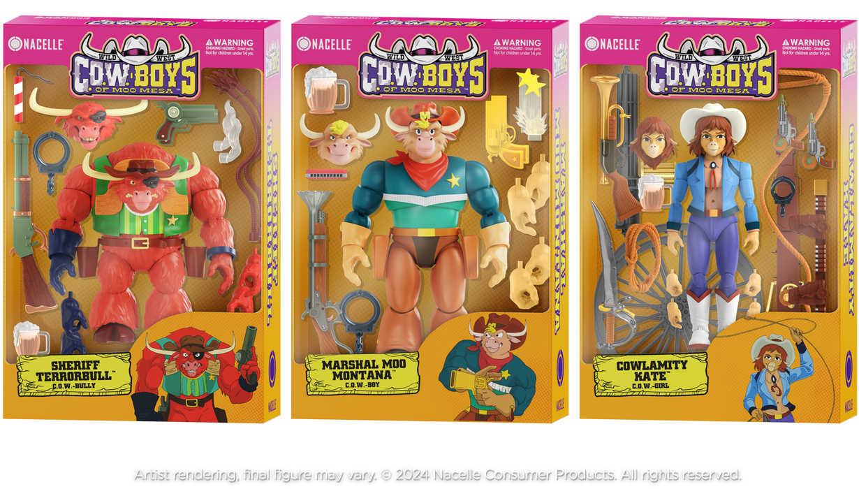 [PREORDER] Cowboys Of Moo Mesa Wave 1 - SET OF 3 (NACELLE)