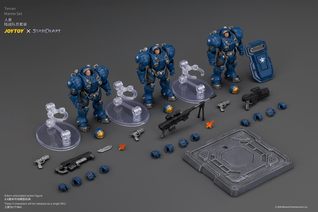 [PREORDER] Terran Marine Set | StarCraft Action Figure | Joy Toy
