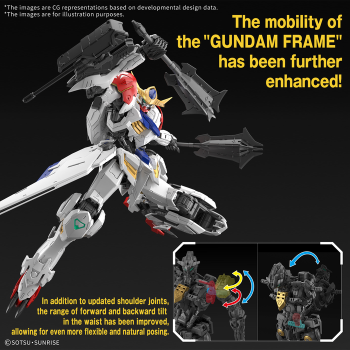 MG 1/100 GUNDAM BARBATOS LUPUS | Model Kit | Bandai