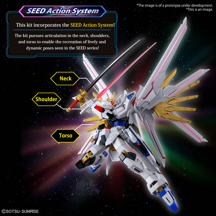 HG 1/144 MIGHTY STRIKE FREEDOM GUNDAM | Model Kit | Bandai
