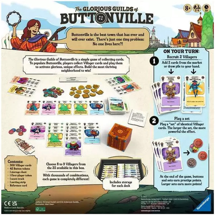 The Guilds of Buttonville | Board Game | Ravensburger