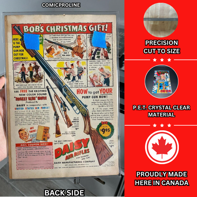Comic Clear Boards (50 Pack) | Comic Supplies | Comic PRO Line