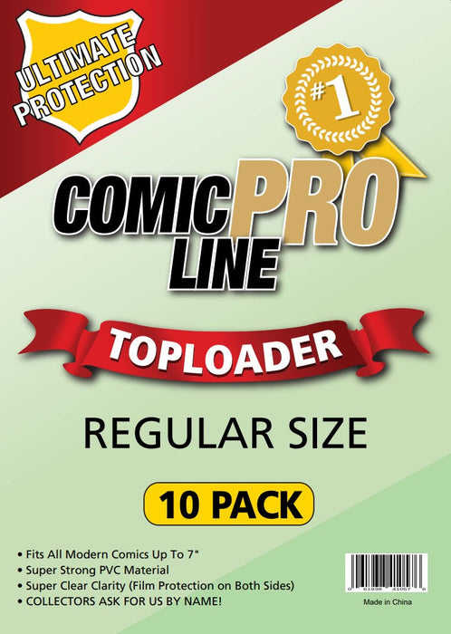 Comic TOP LOADERS (Regular, Silver, Golden) | Comic Supplies | Comic Pro Line
