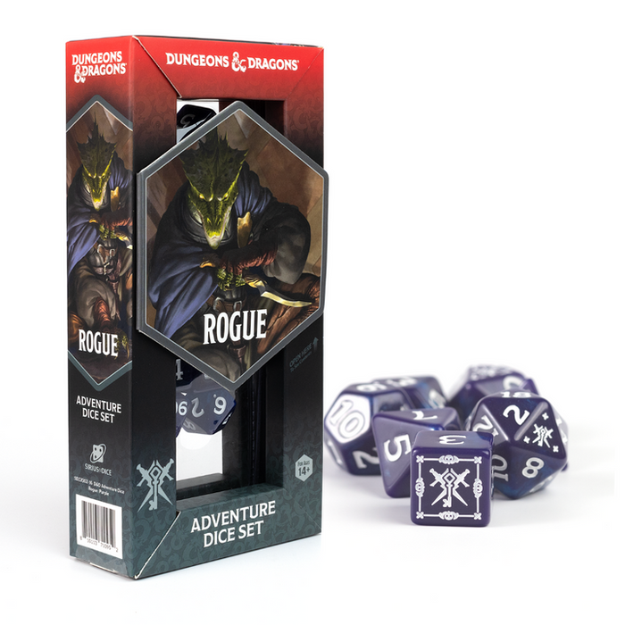 Dungeons & Dragons Adventure Dice - Rogue: Purple (Sirius Dice)