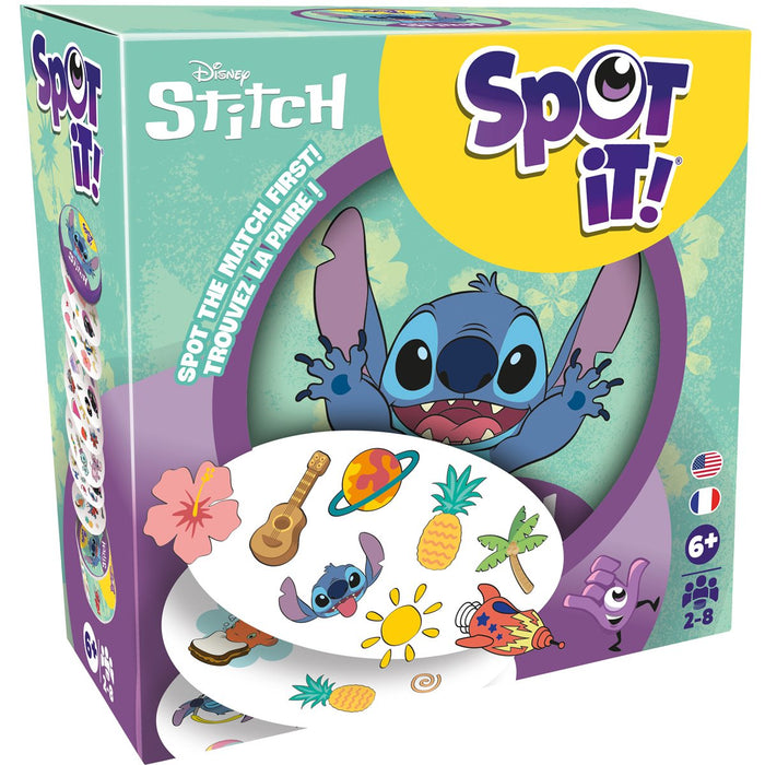 Spot It! - Disney Stitch - ACA Rebranding (Eco-Box) (ML) | Boardgame | Asmodee