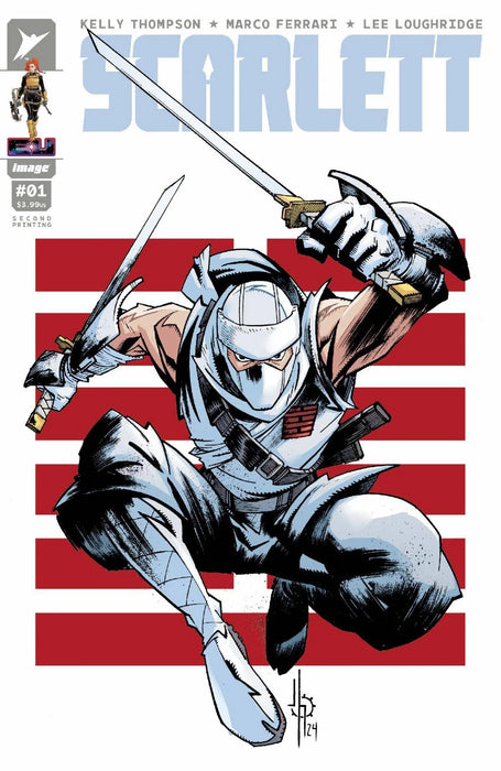 Scarlett #1 Storm Shadow Art Print | Image Comics | Signed By Jason Howard