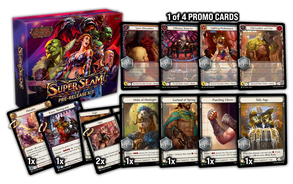 flesh and blood promo cards Super Slam Pre-Release Kit