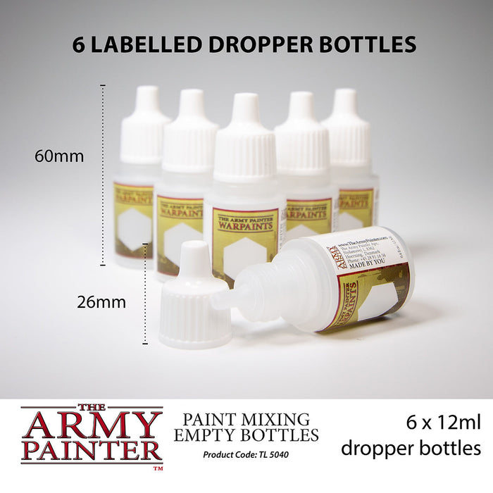 Paint Mixing Empty Bottles (Army Painter)