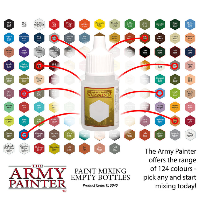 Paint Mixing Empty Bottles (Army Painter)