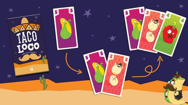 Taco Loco Pocket Game | Fast-Paced Card Game