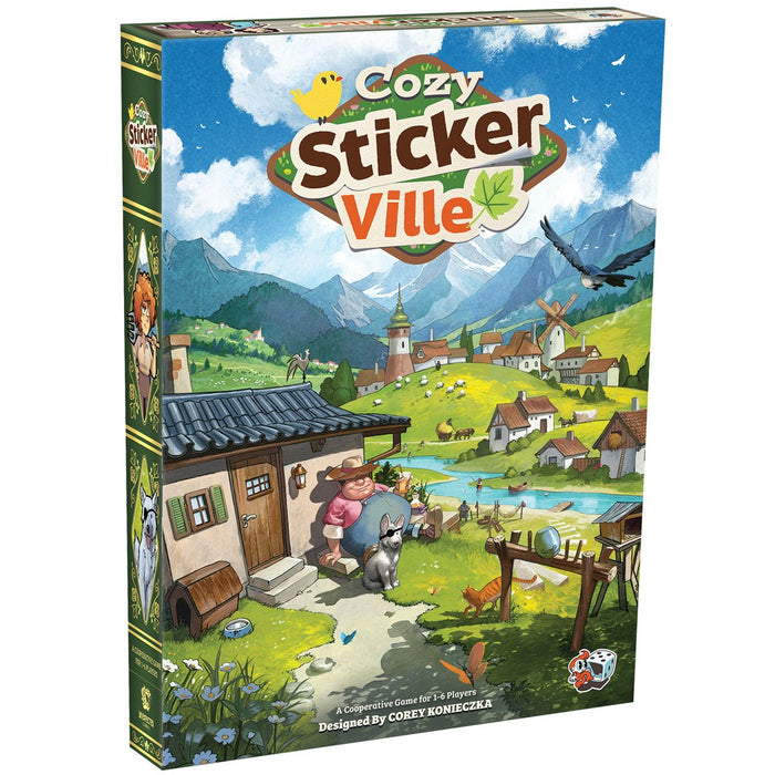 Cozy Stickerville | Boardgame | Unexpected Games