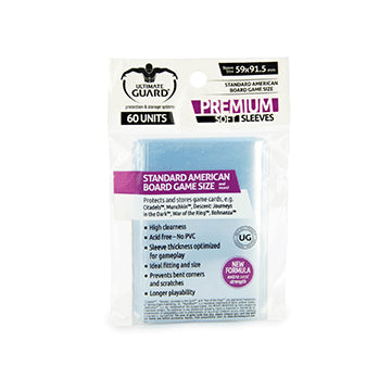 Ultimate Guard: Premium Soft Sleeves: Standard American Board Game Siz Heroes World Ultimate Guard: Premium Soft Sleeves: Standard American Board Game Siz Heroes World