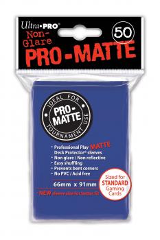 ULTRA PRO D-PRO PRO-MATTE BLUE 50CT — Heroes World
